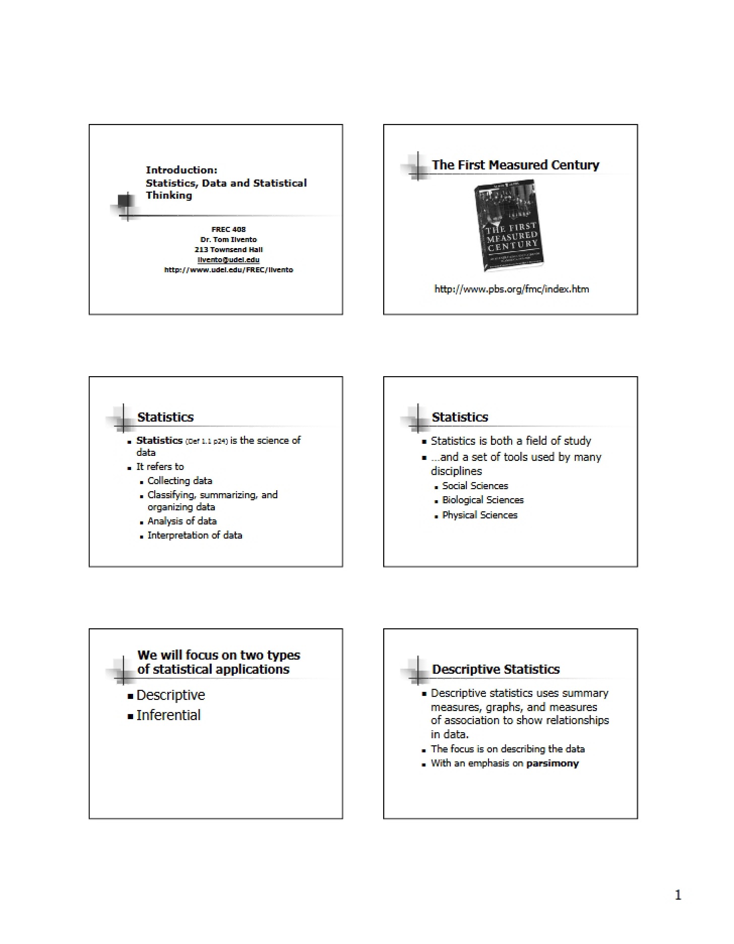 Statistical Thinking, Data, and Statistics