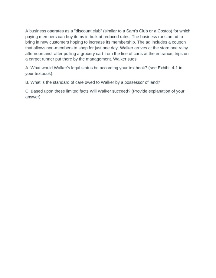 Case Study for Chapter 4