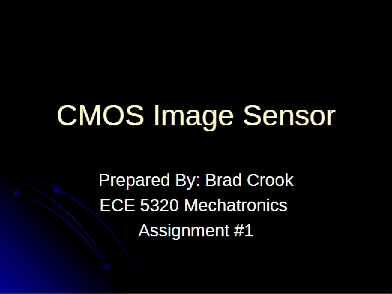 Image Sensor CMOS Type
