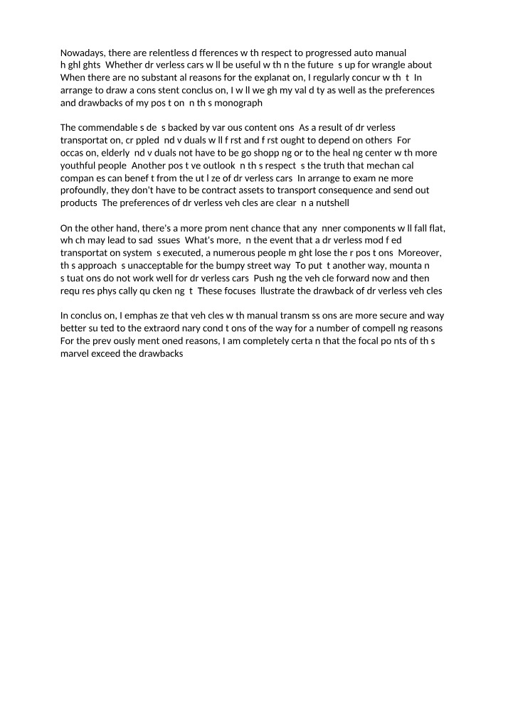 Driverless Cars - Advantages and Disadvantages