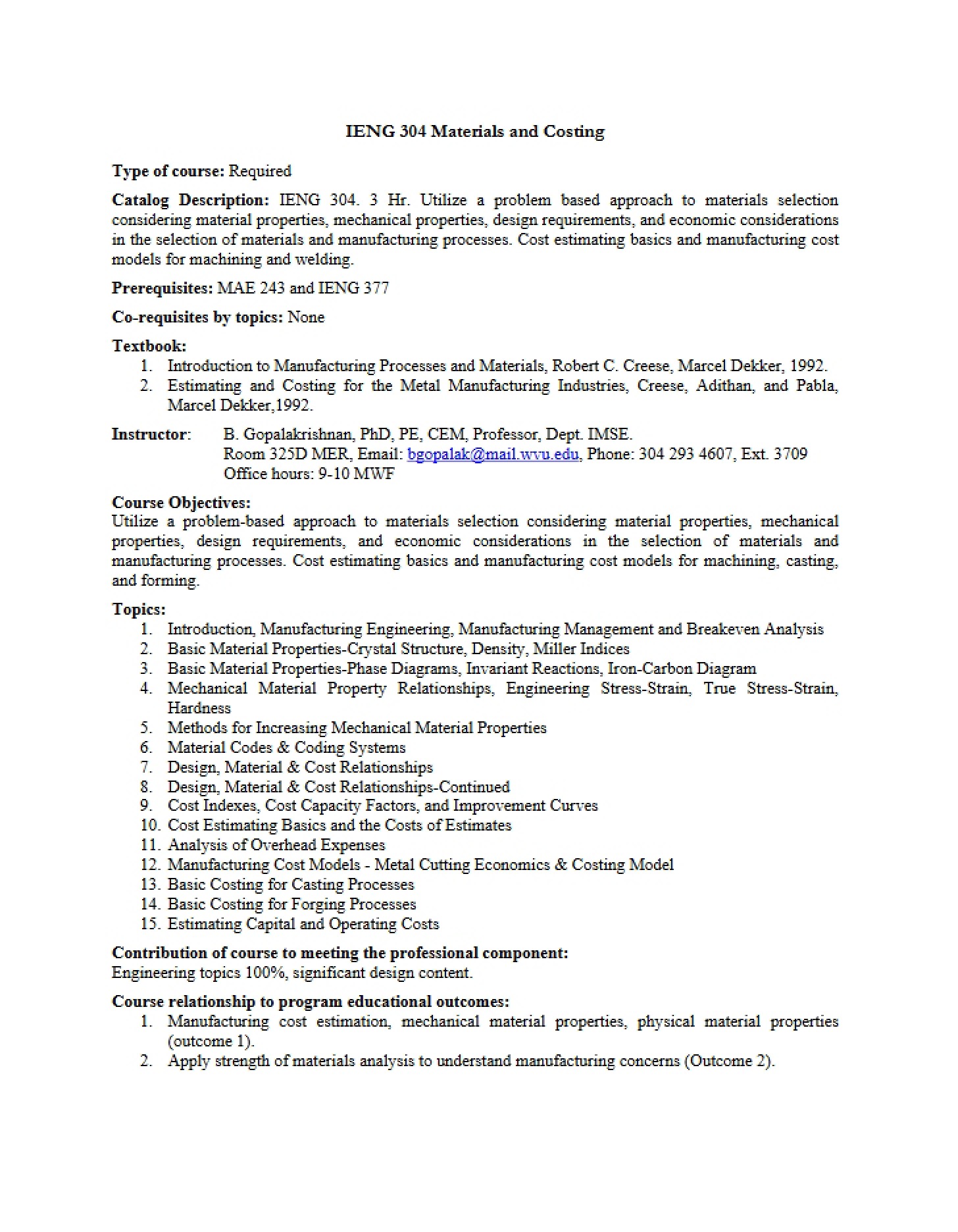 Syllabus Document