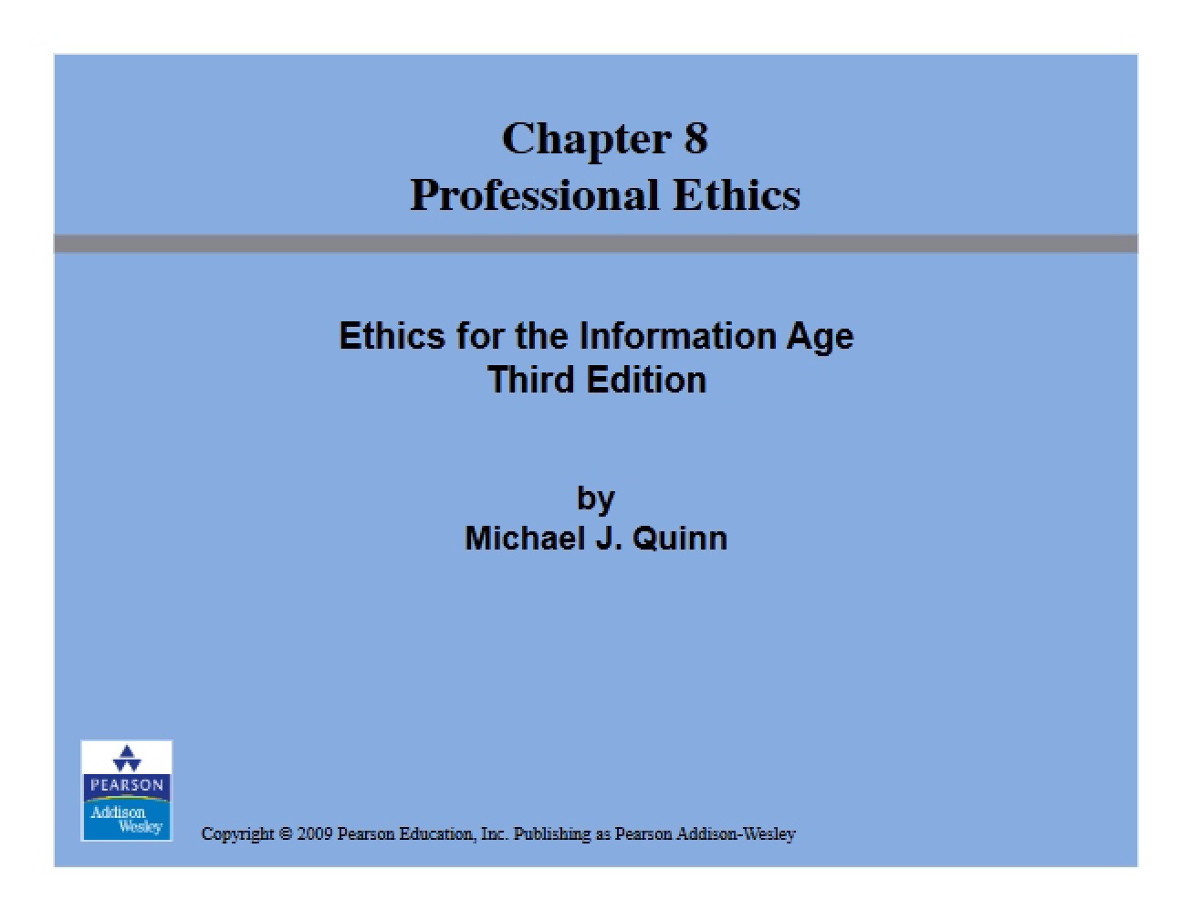 Look at Professional Ethics