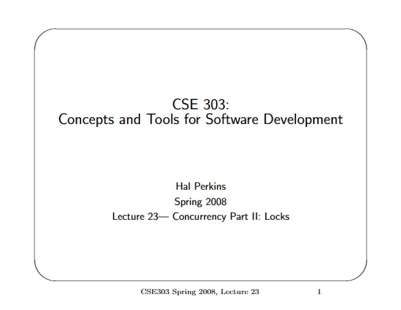Notes from Lecture - 11 Pages