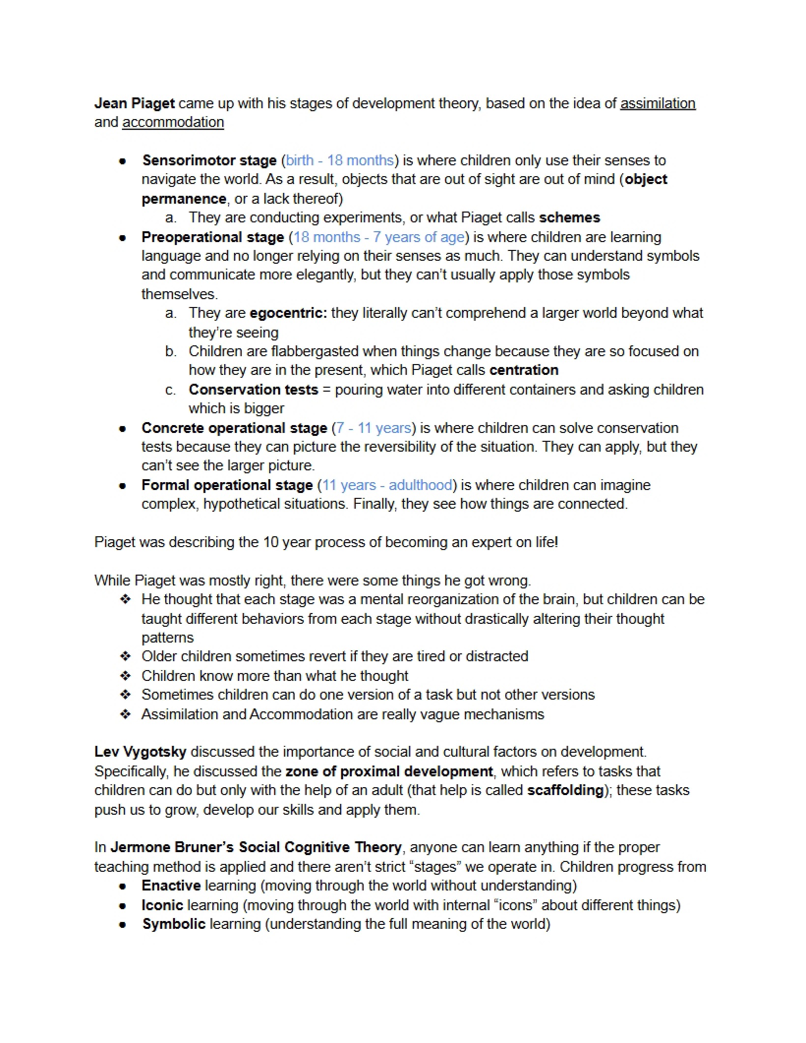 Child Psychology - Chapter Eight