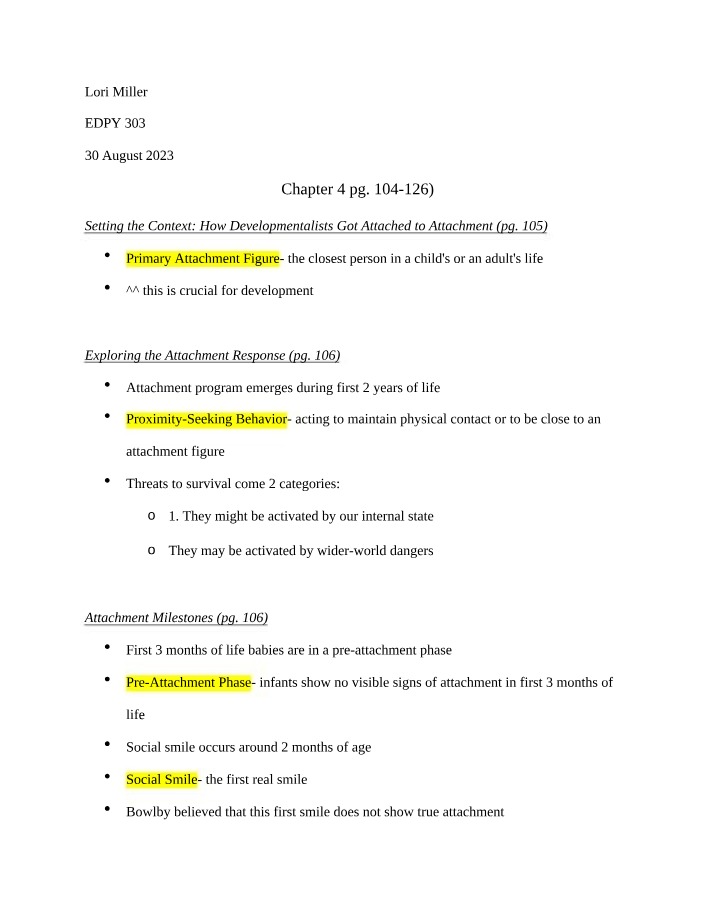 Chapter 4 Notes for EDPY 303