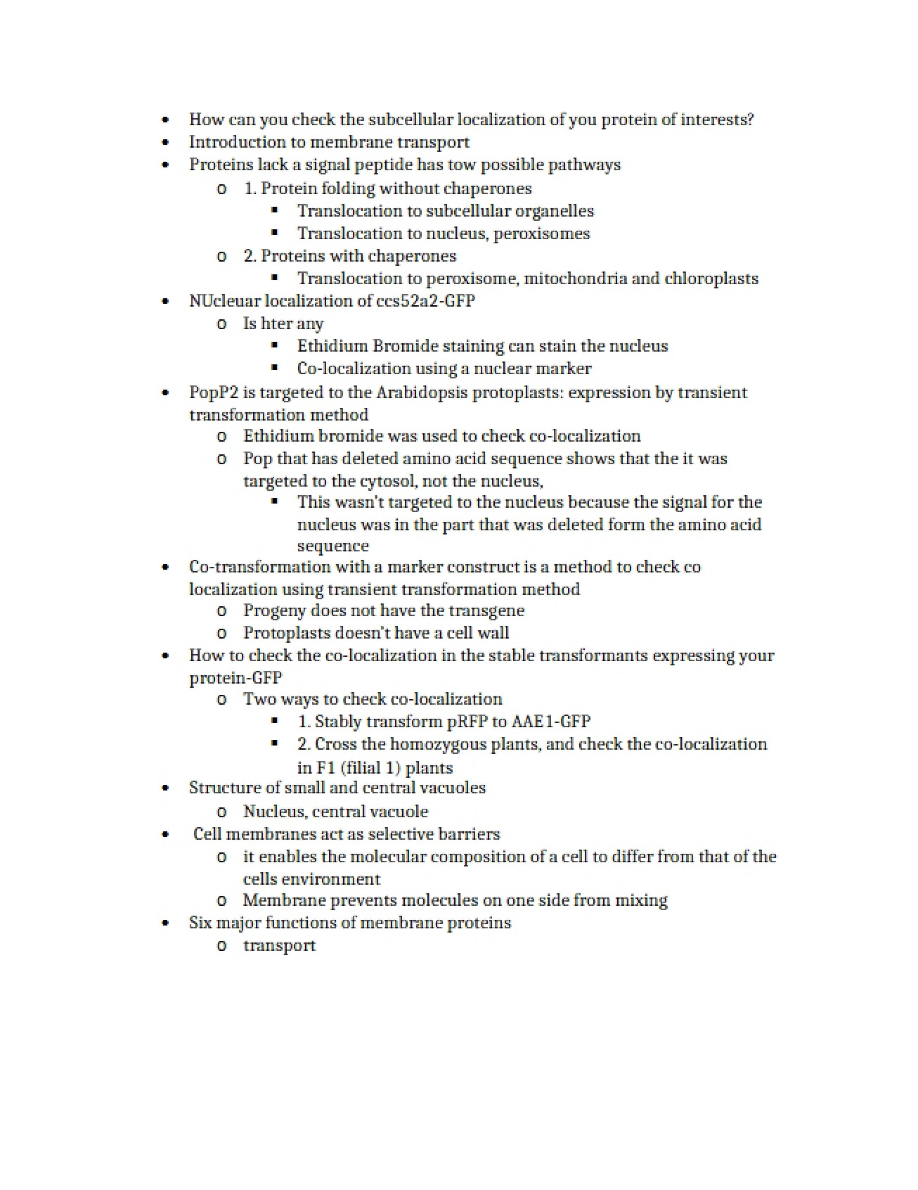 Lecture Five Materials