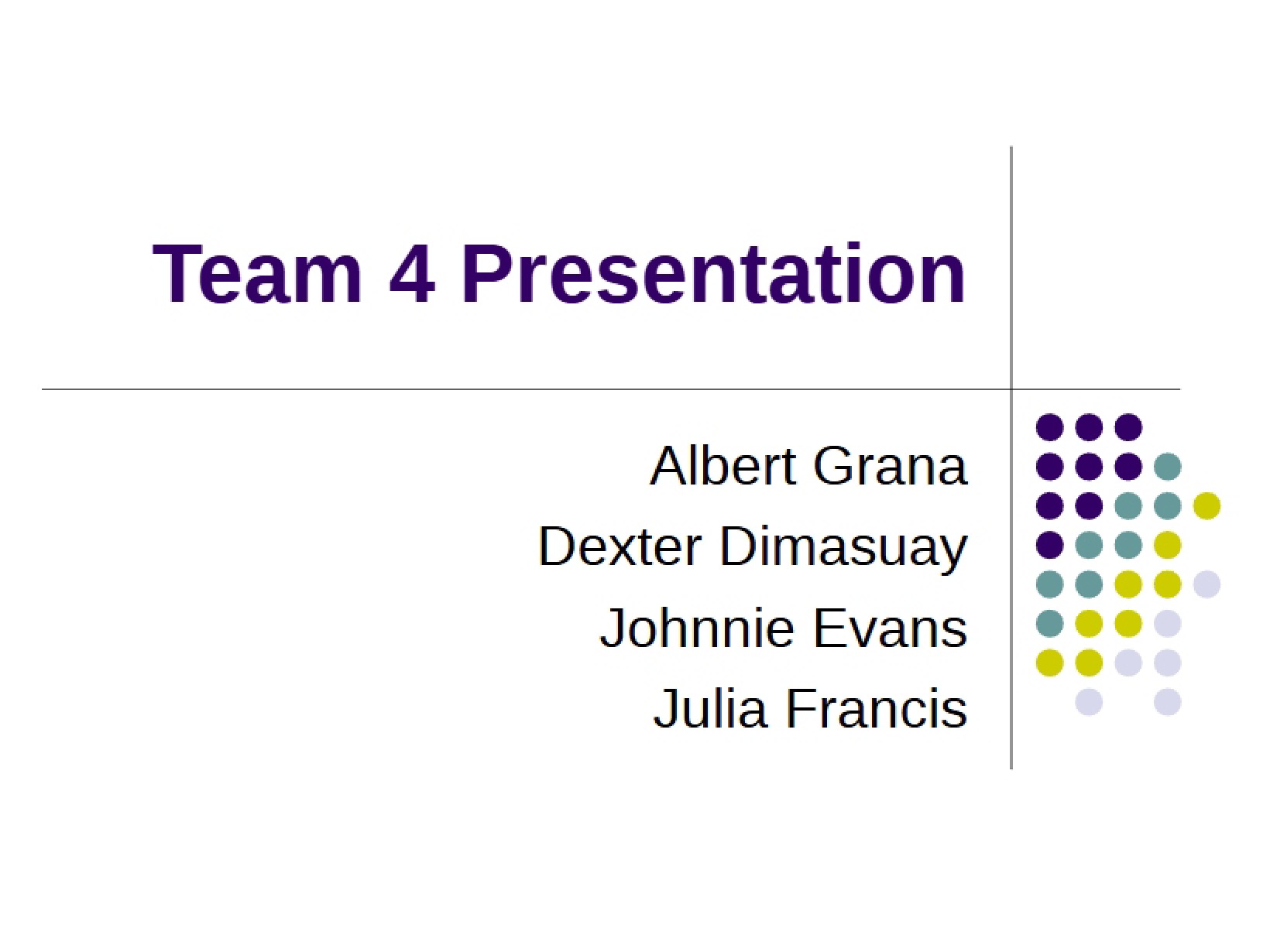 EGR 403 Presentation by Team 4