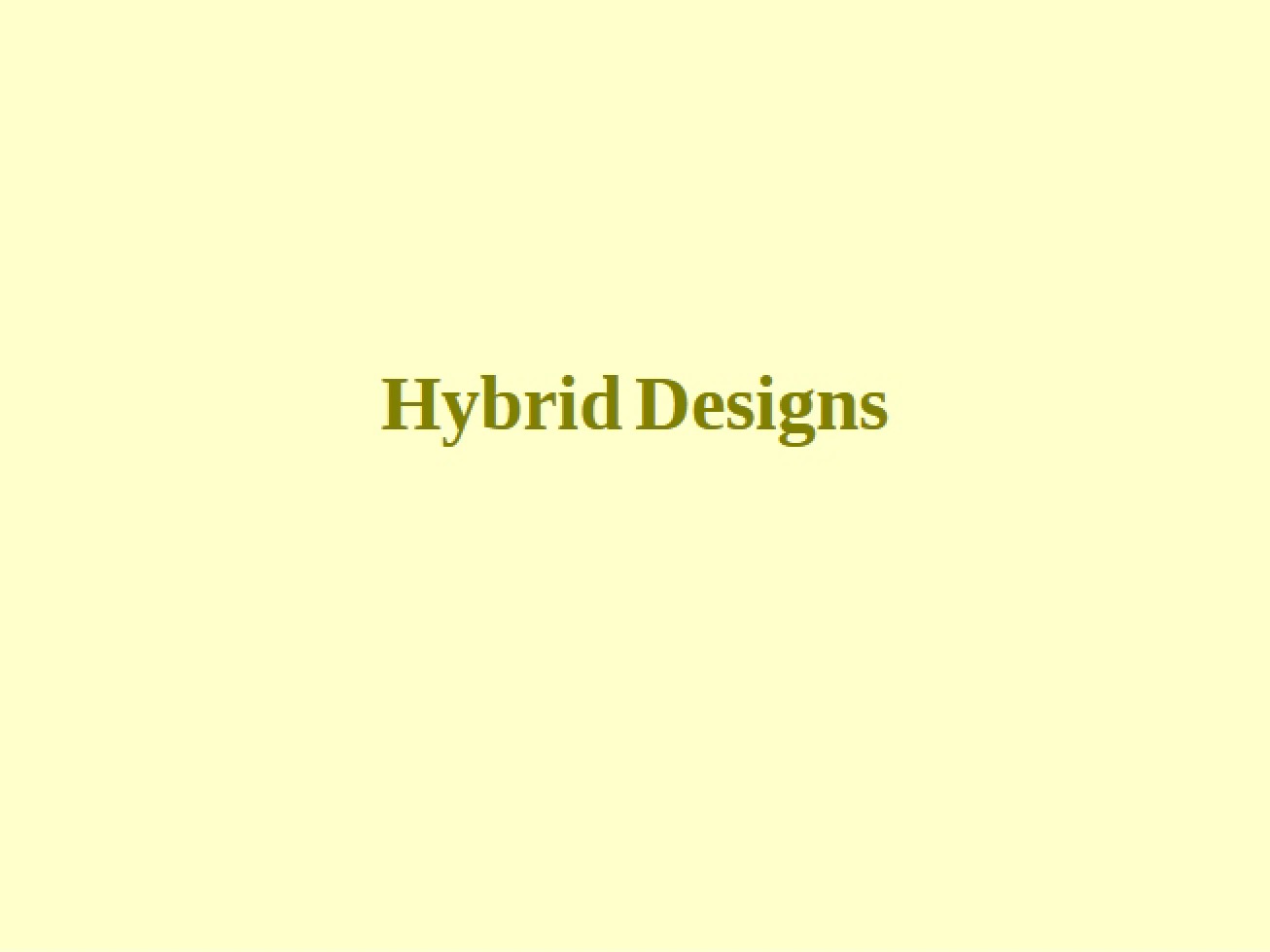 Introduction to Hybrid Organizational Designs