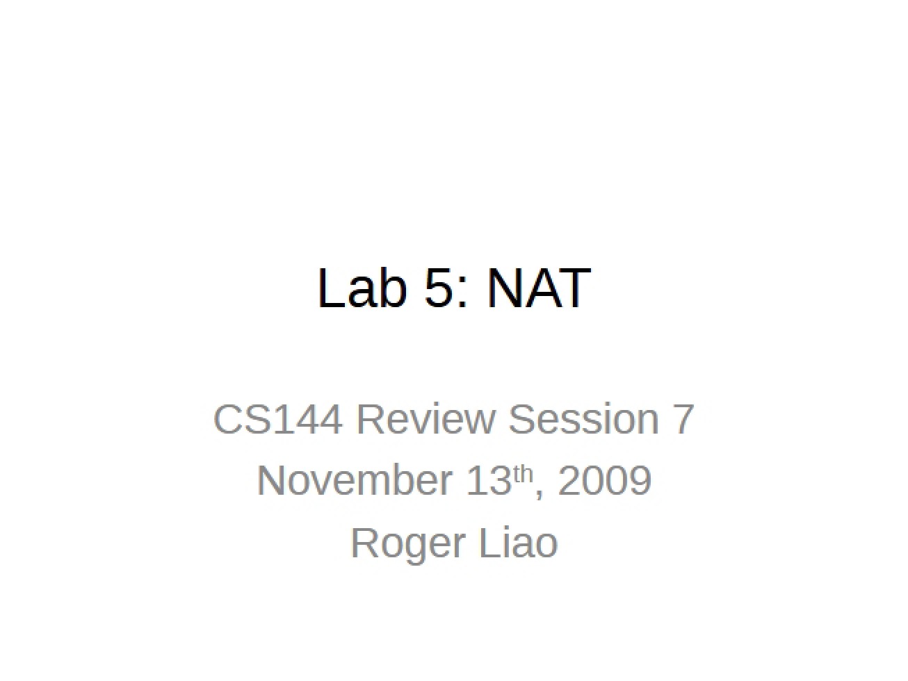 Computer Networking Lecture Notes (Set 11)