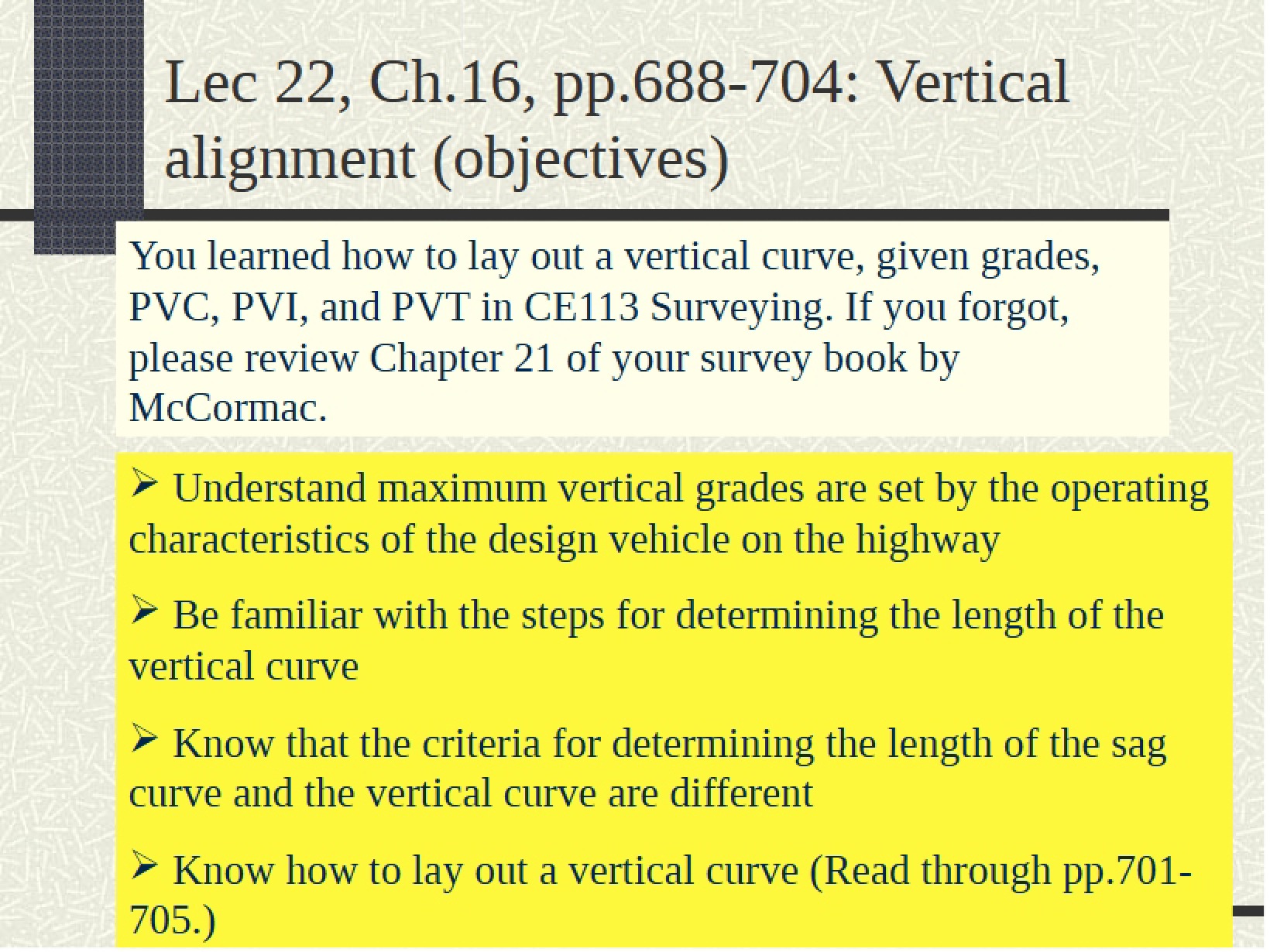 Alignment Vertical