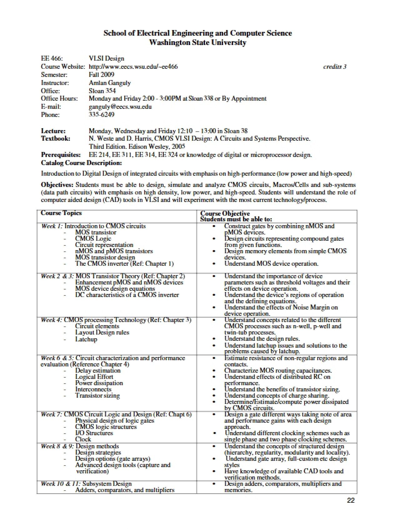 Course Outline