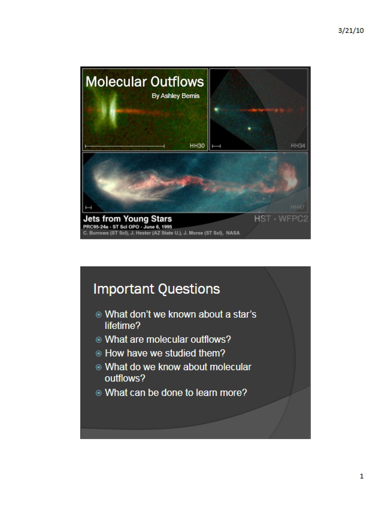 Astron 301 Class Notes