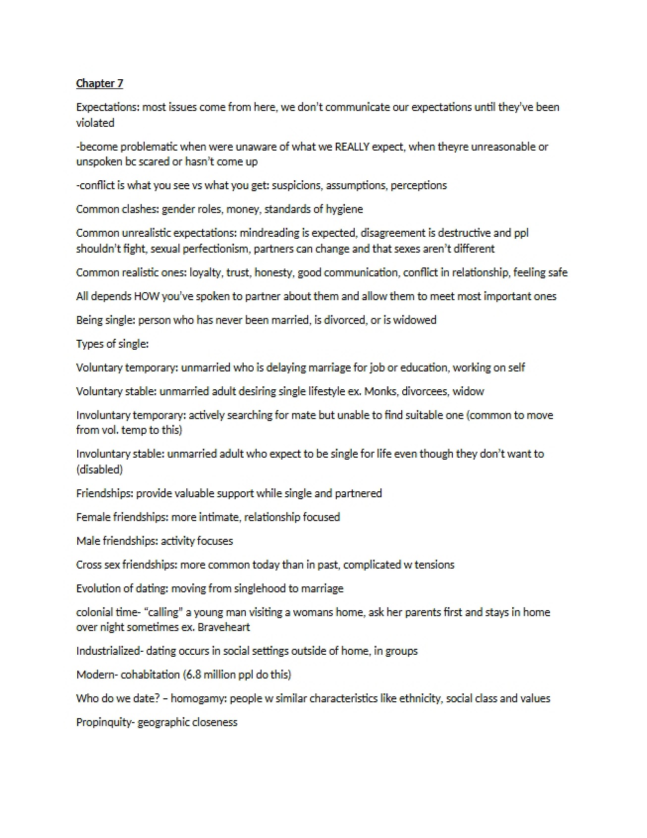Key Concepts from Chapter Seven