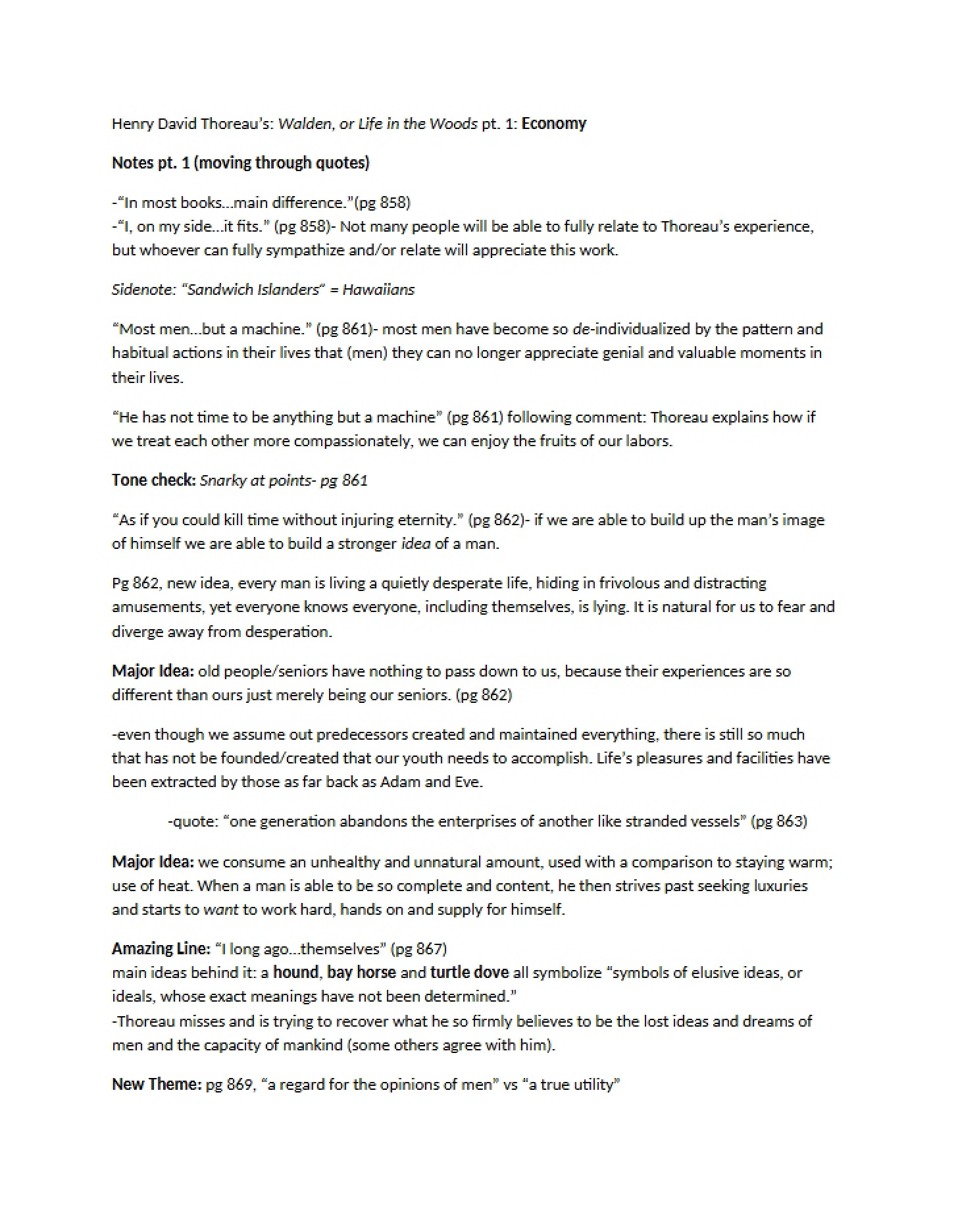 Part 1 Notes