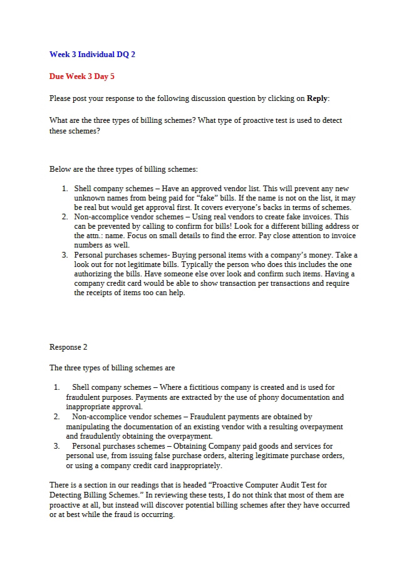 Individual Discussion Question 2 (Week 3)