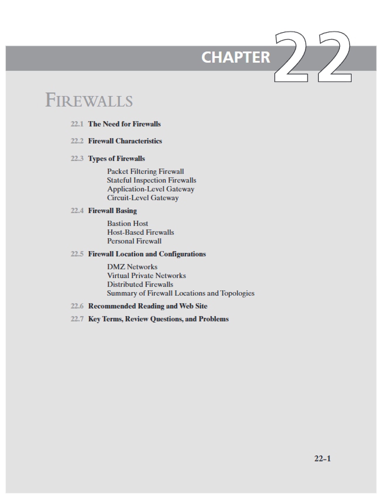 Necessity of Firewalls