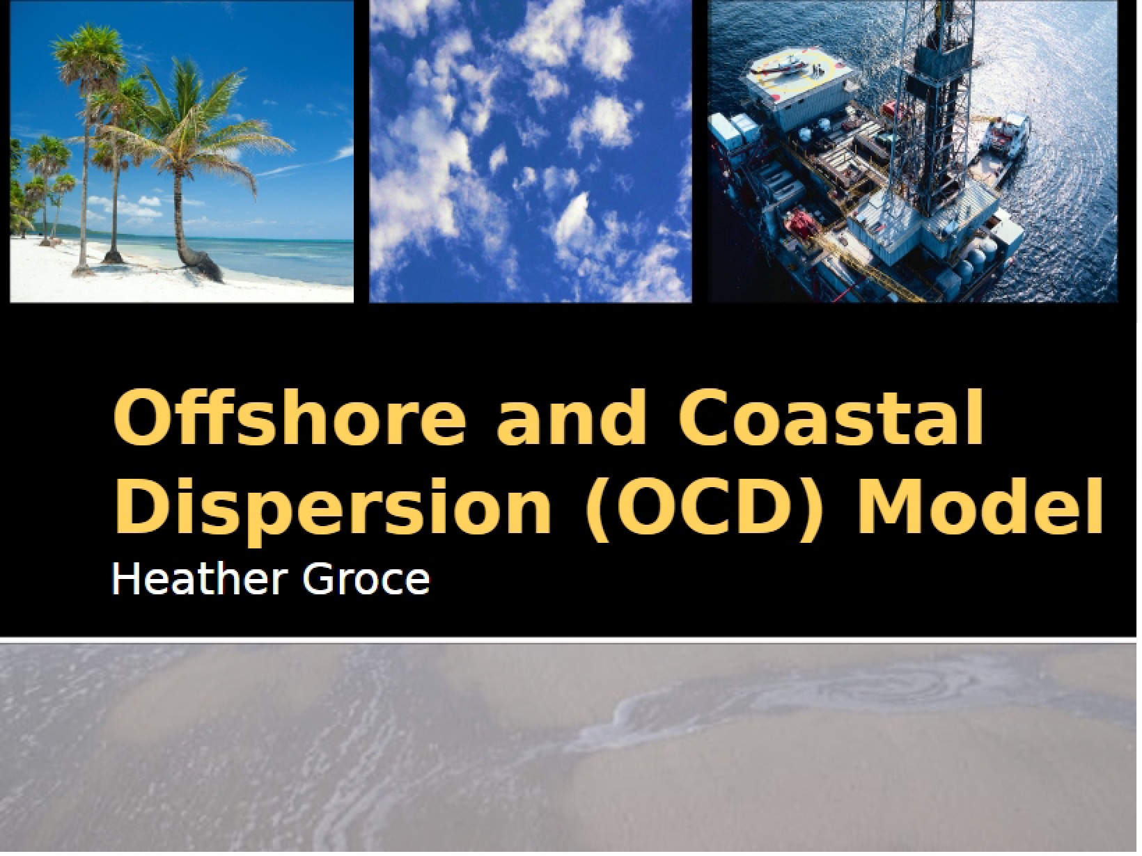 OCD Model Offshore and Coastal Dispersion