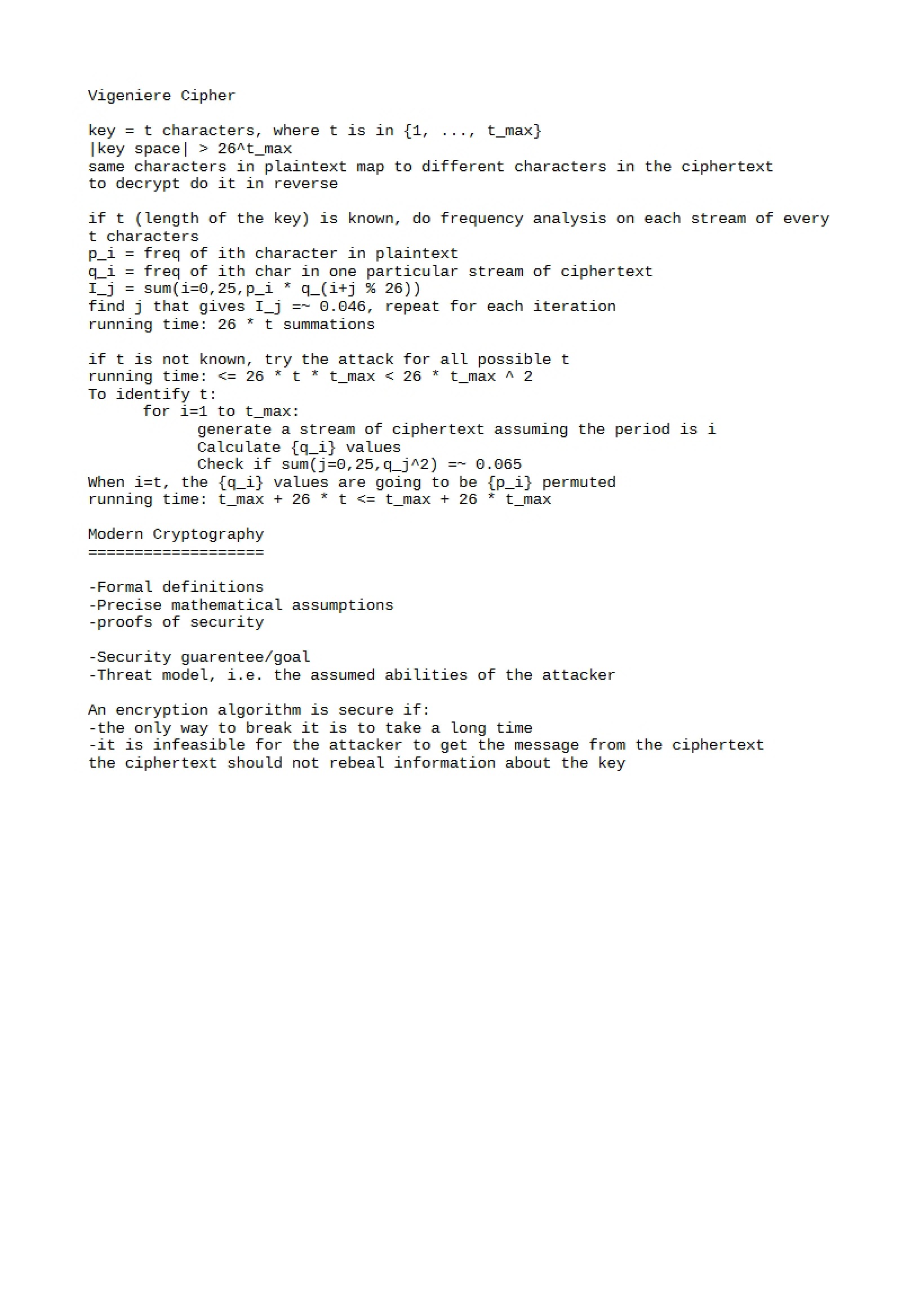 Cipher Vigenere