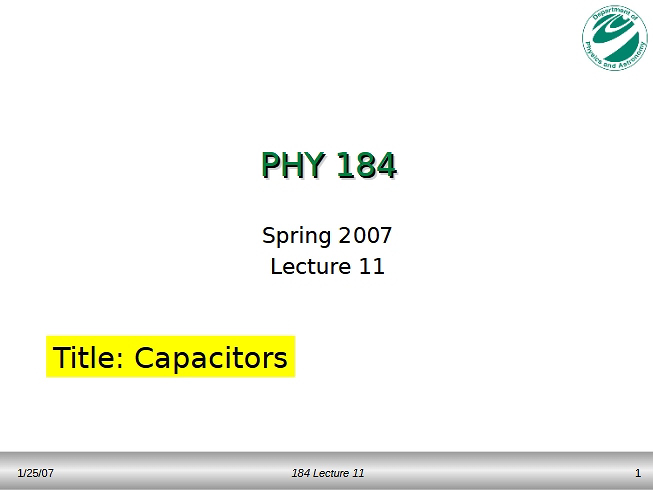 Lecture 11 Slides