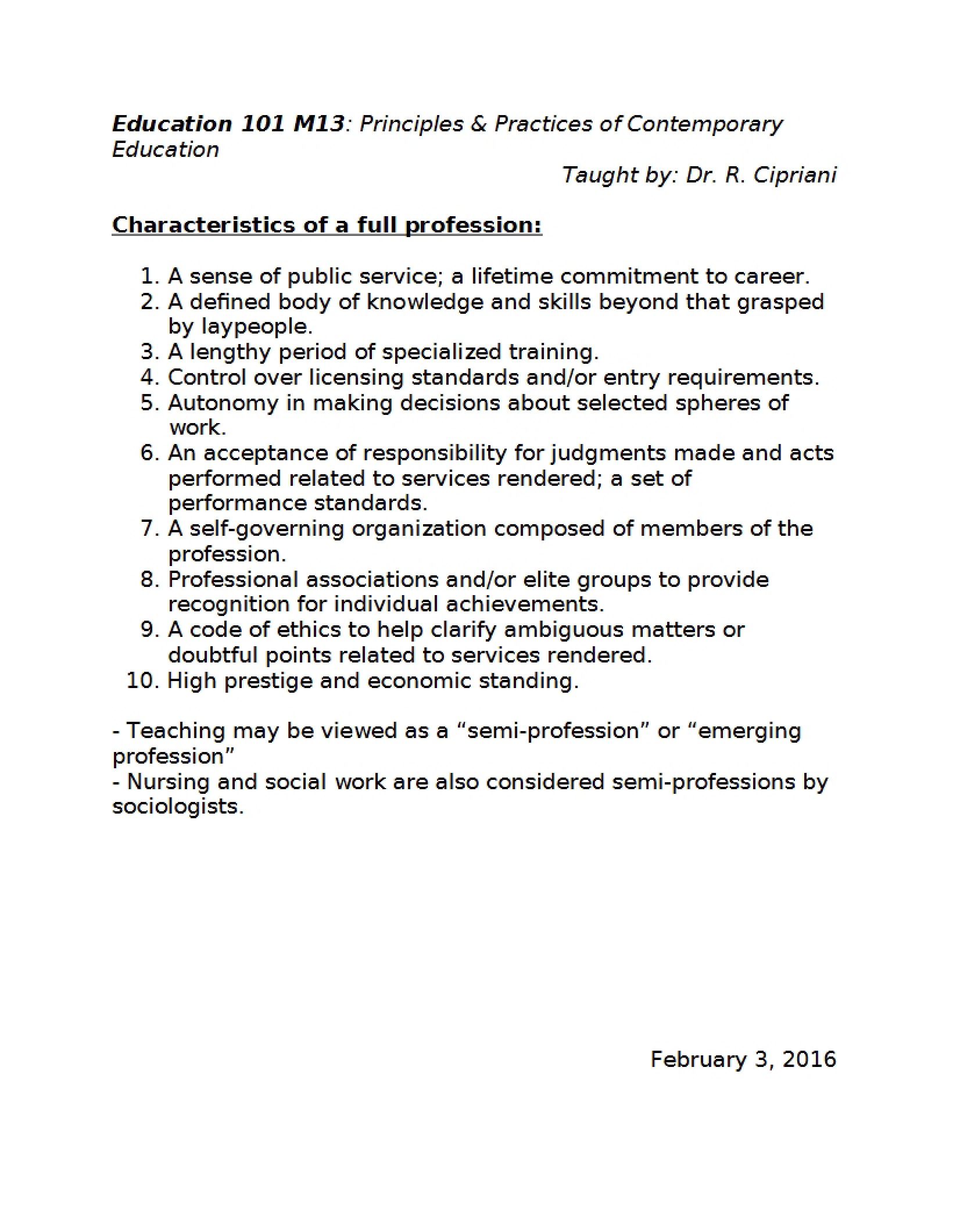 Contemporary Education Principles and Practices