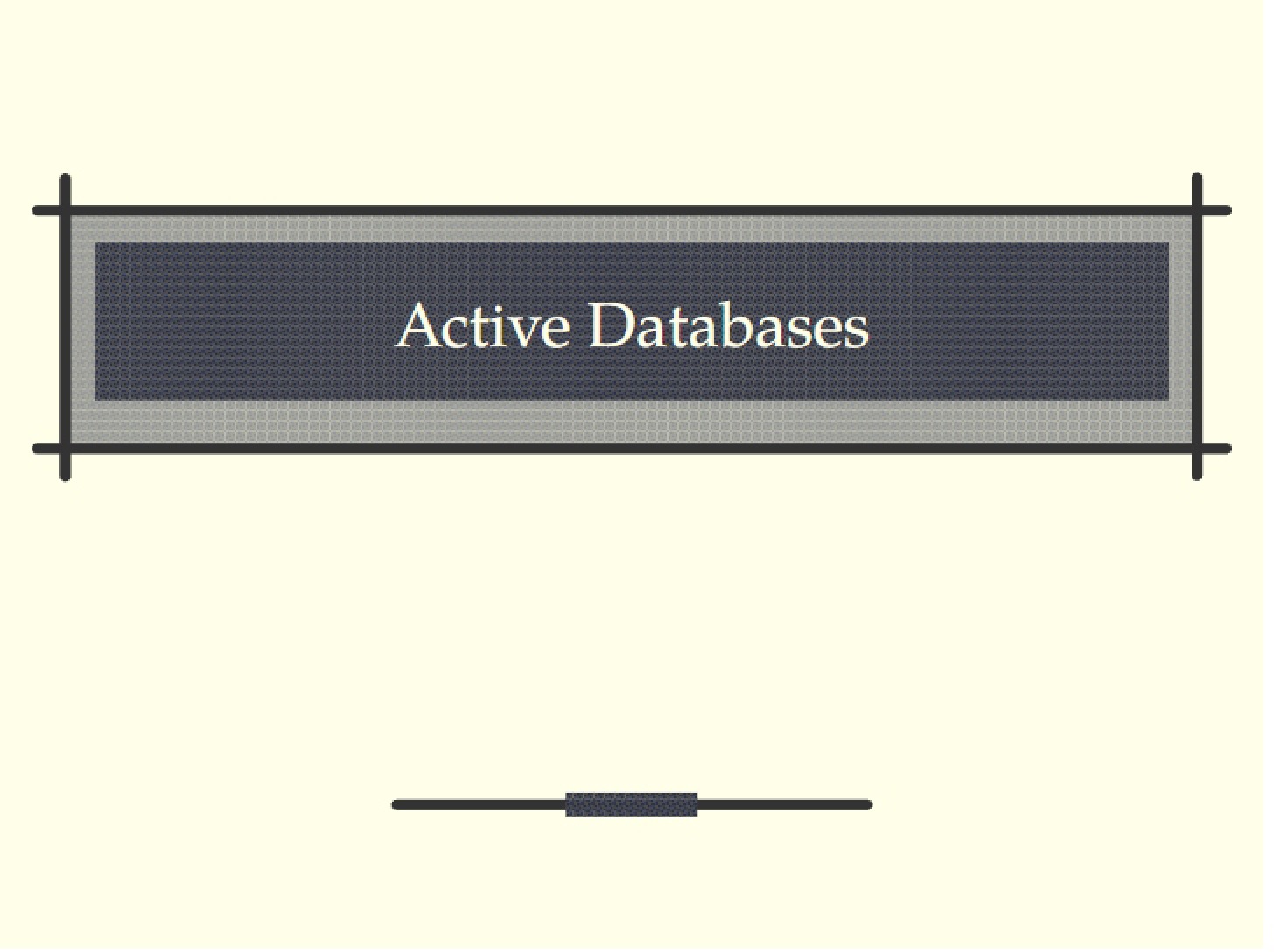 Active Database Technology