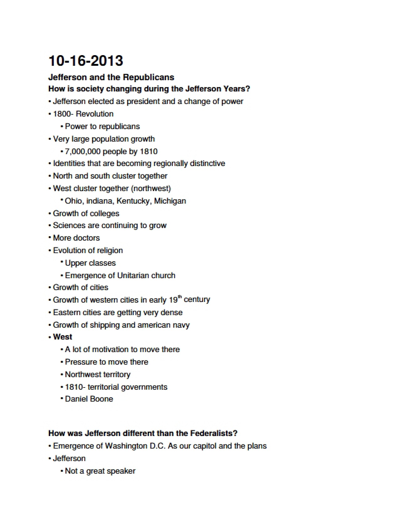 Republicans and Jefferson