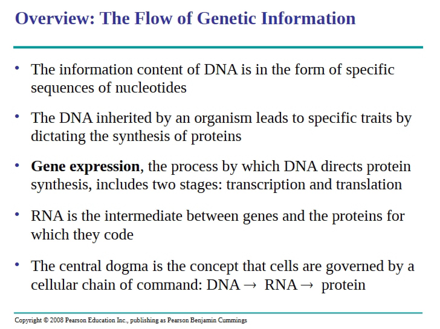 Protein Synthesis From Gene (Ch 17)