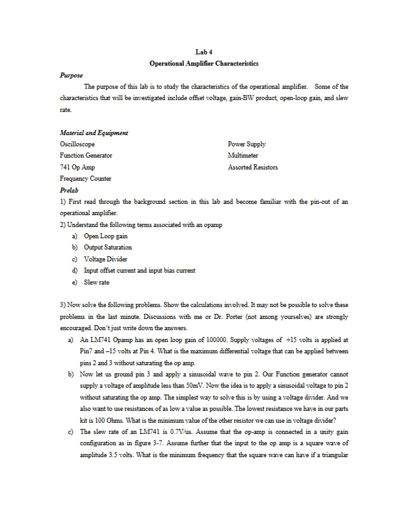 Notes for the Third Module of Principles of Economics
