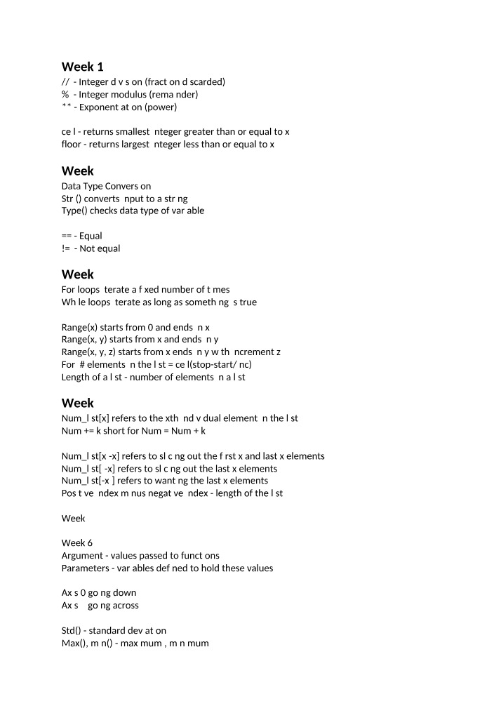 Lecture Notes for ENGG1811