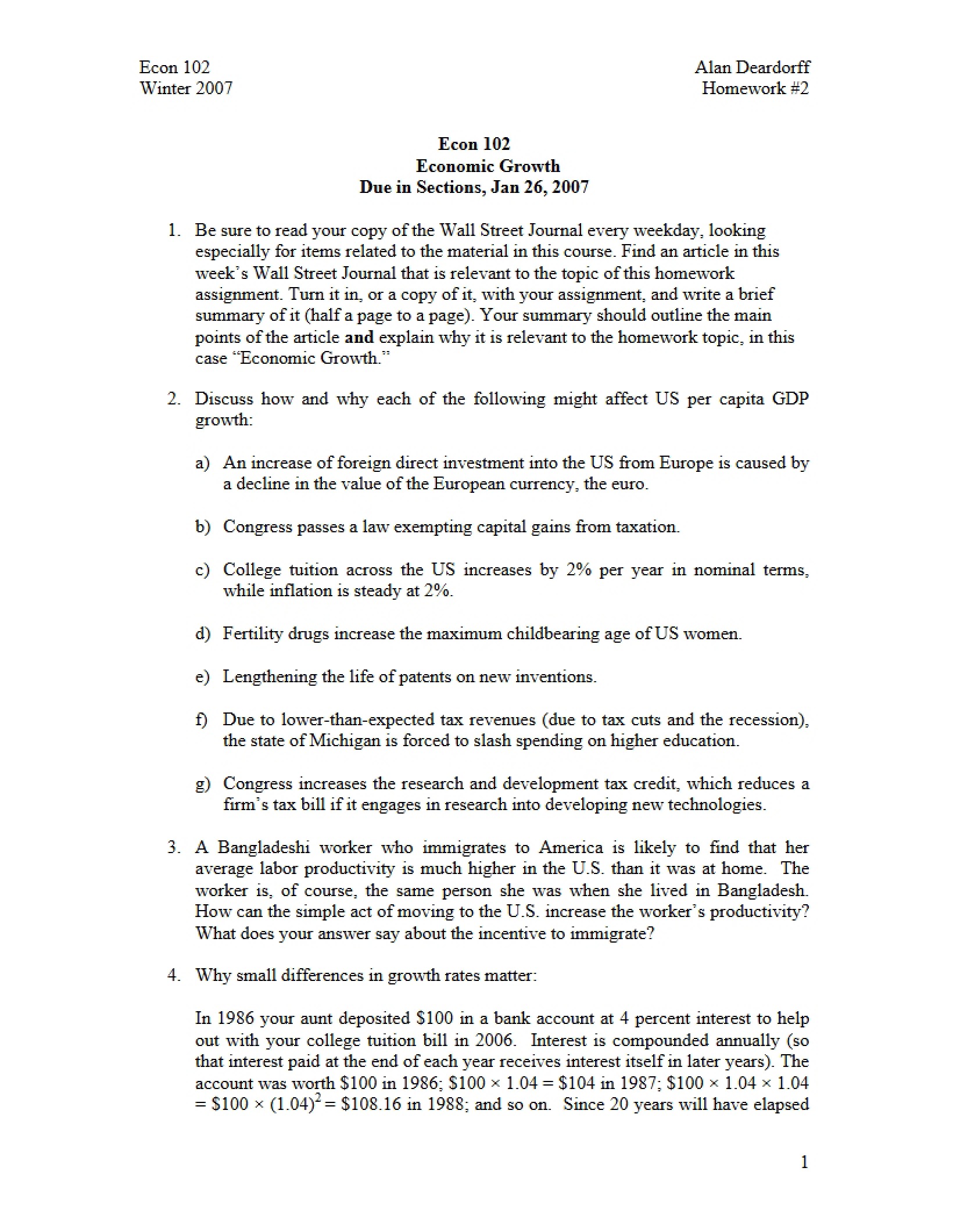 Economics Study Notes