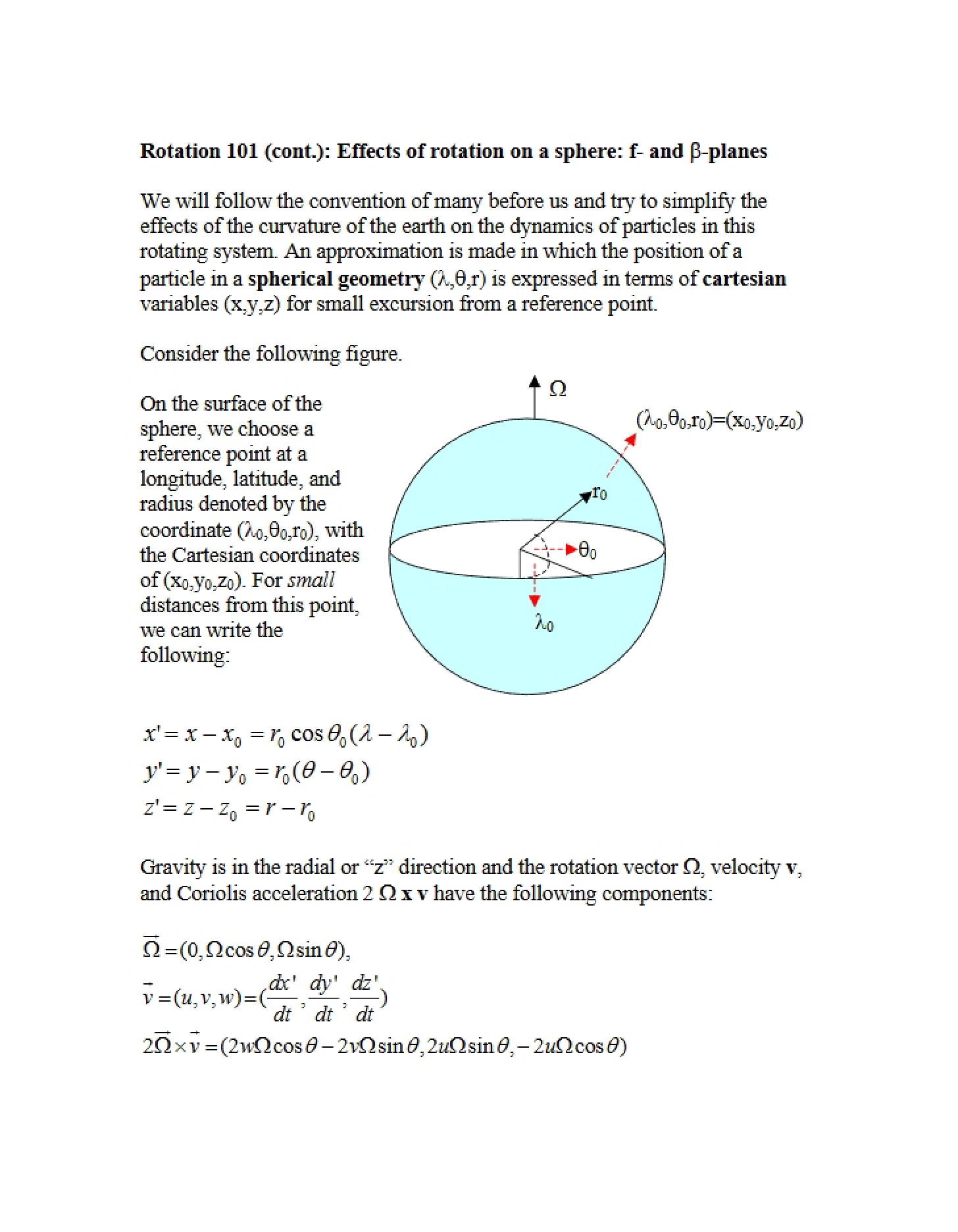 Dynamics of Rotation