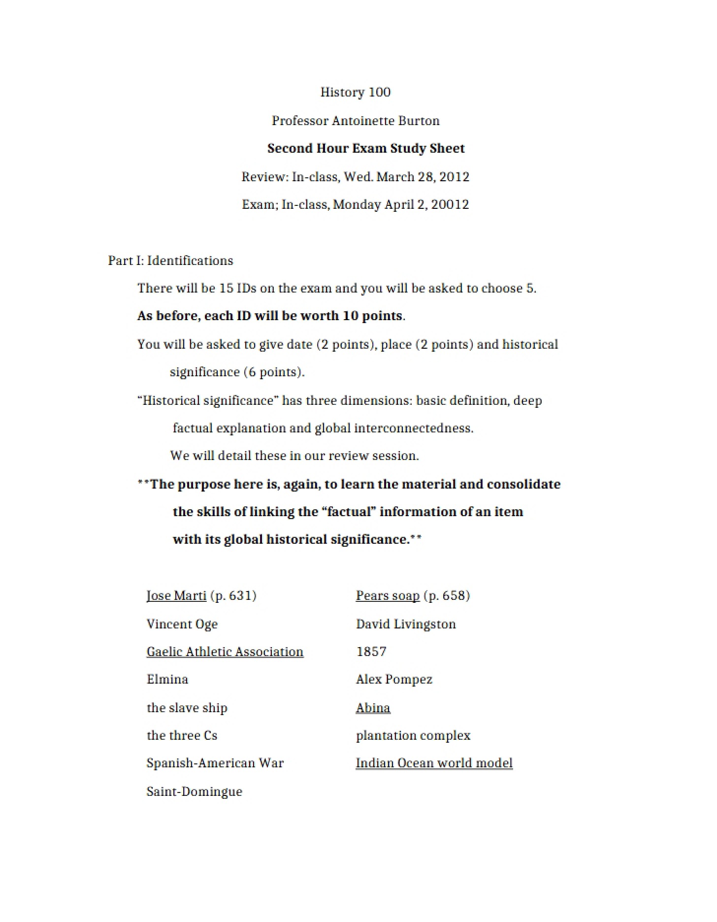 Sheet for Study
