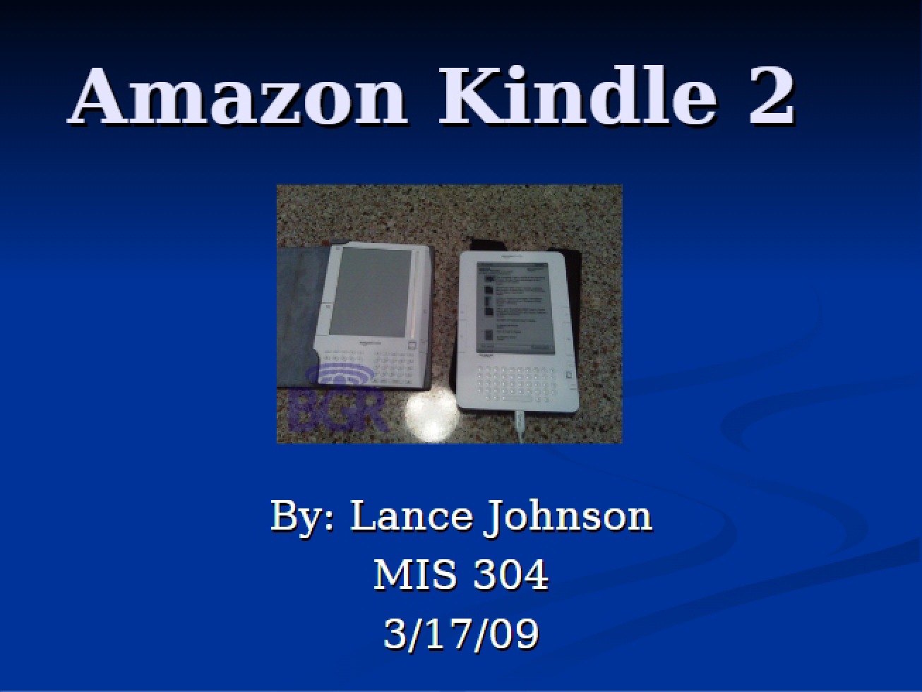 Amazon Kindle 2 Case Study