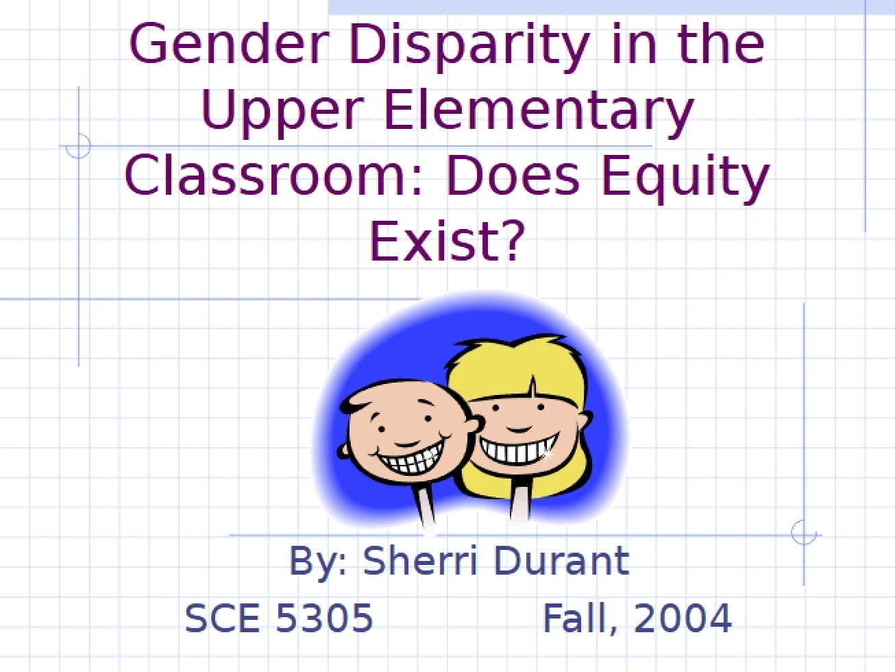 Classroom Gender Disparity (Upper Elementary)