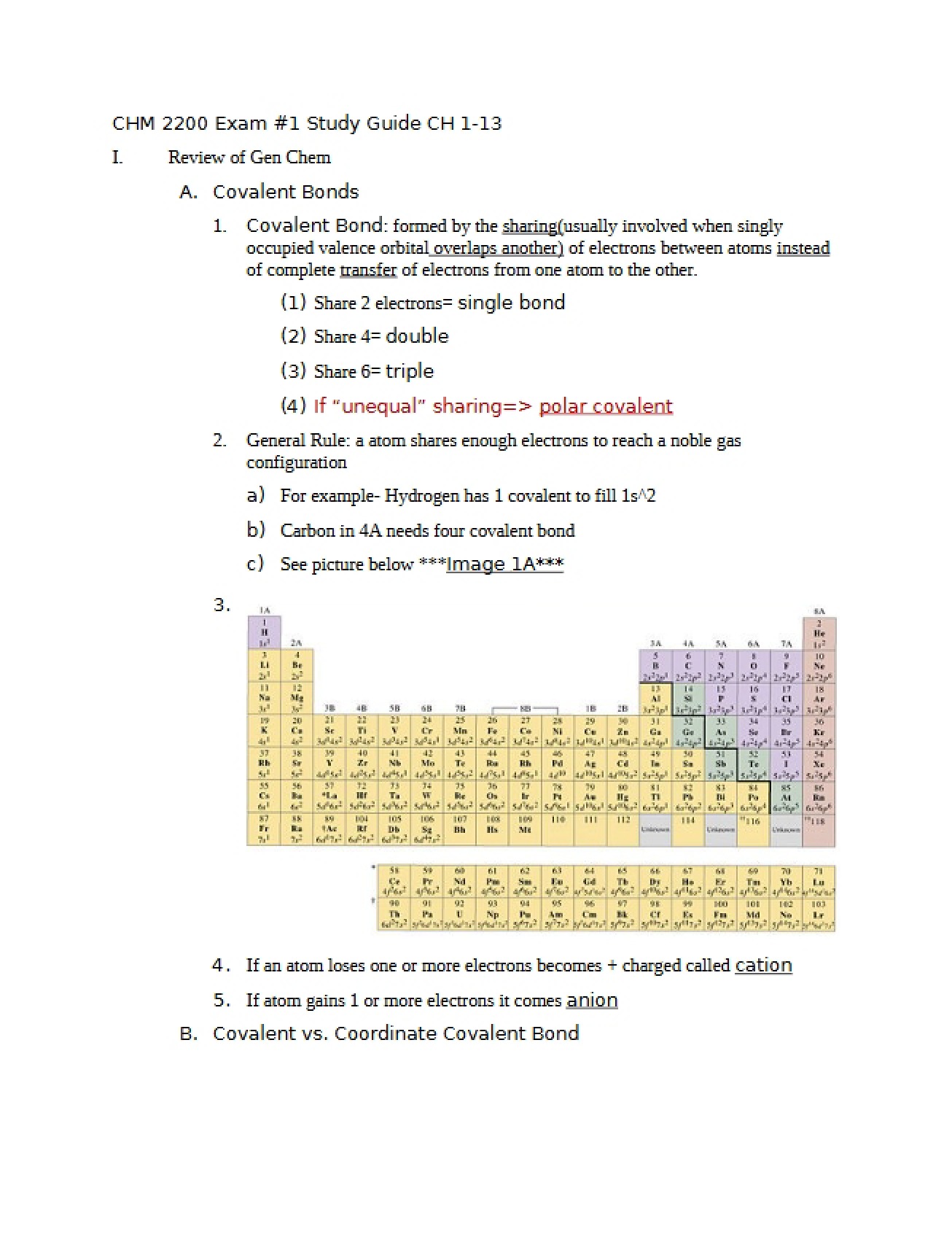 Comprehensive Guide for the First Exam