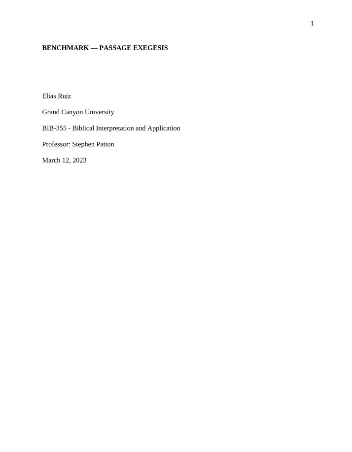 Isaiah Chapter 6 - An Exegesis