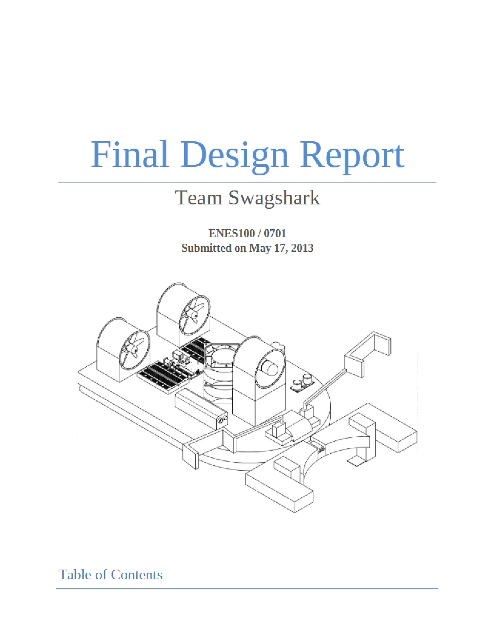 Report on Final Design