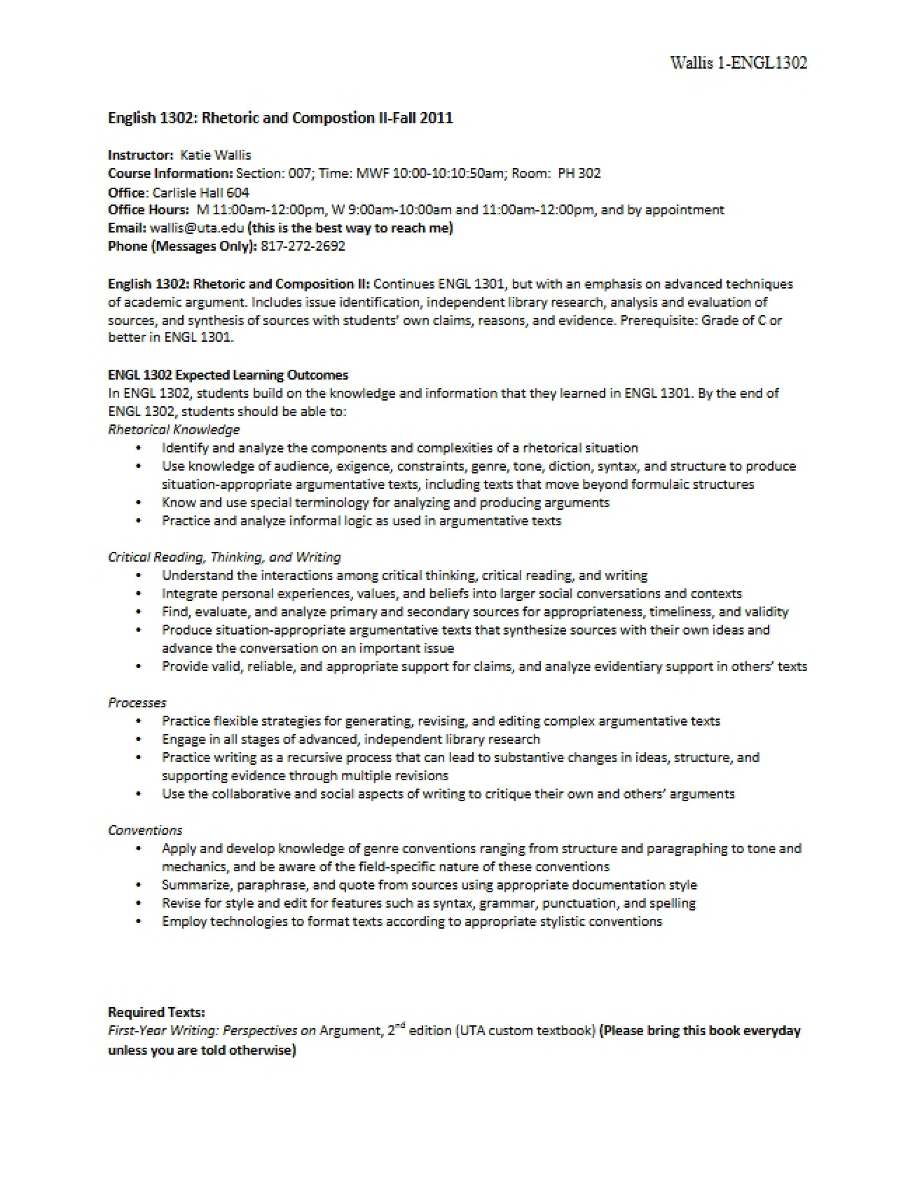 General Syllabus