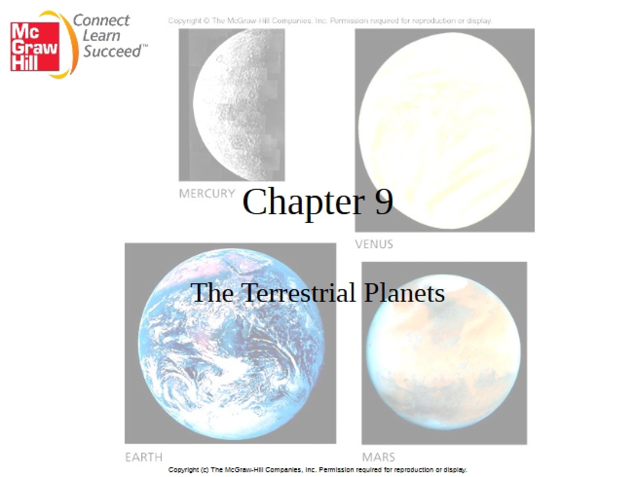 Terrestrial Planets Chapter Nine