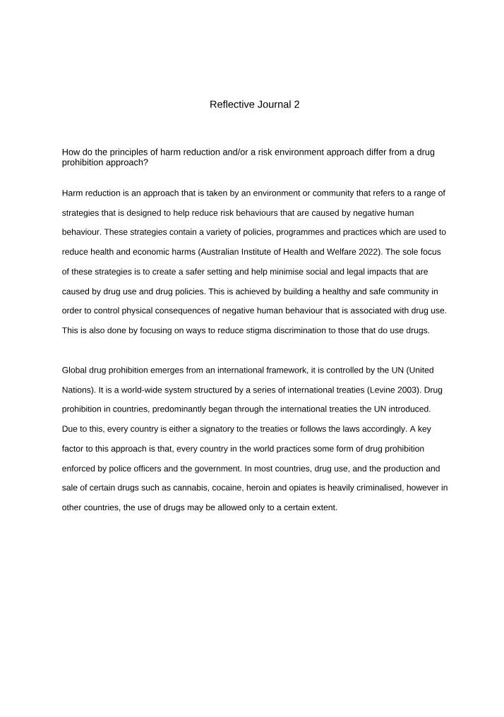 Reflective Journal Part 2