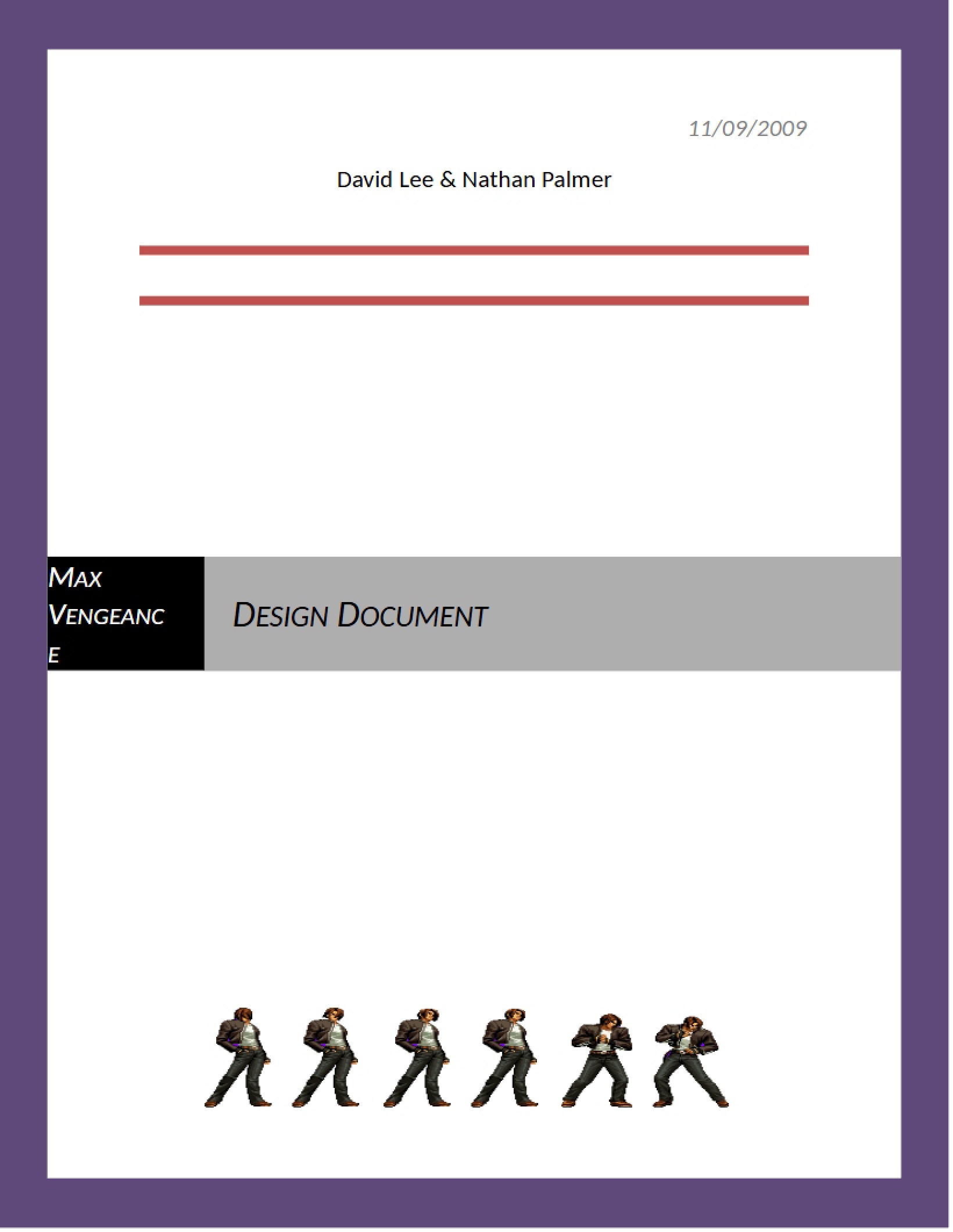 Design Document Max Vengeance