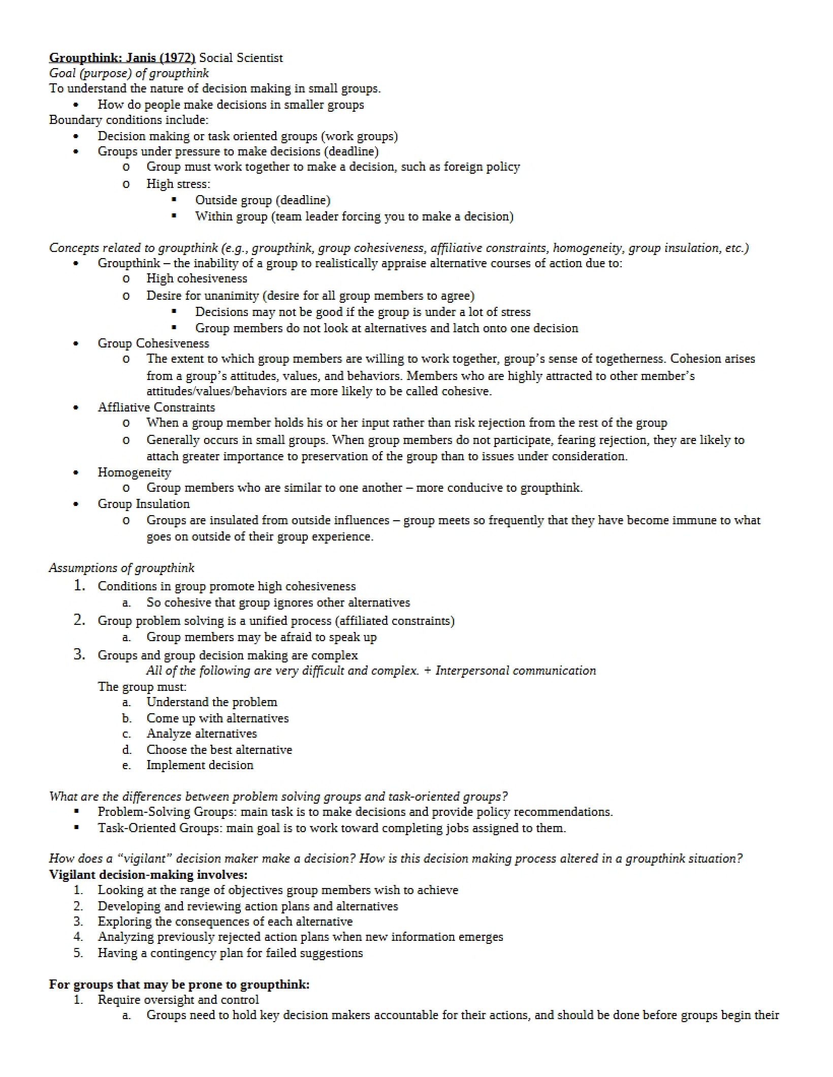 General Lecture Notes