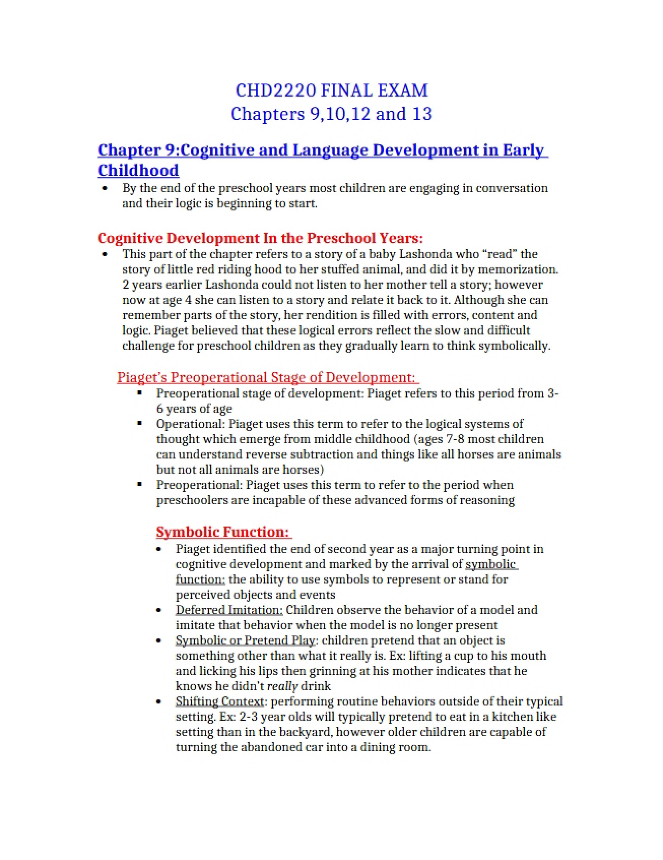 Final Examination - Part 2
