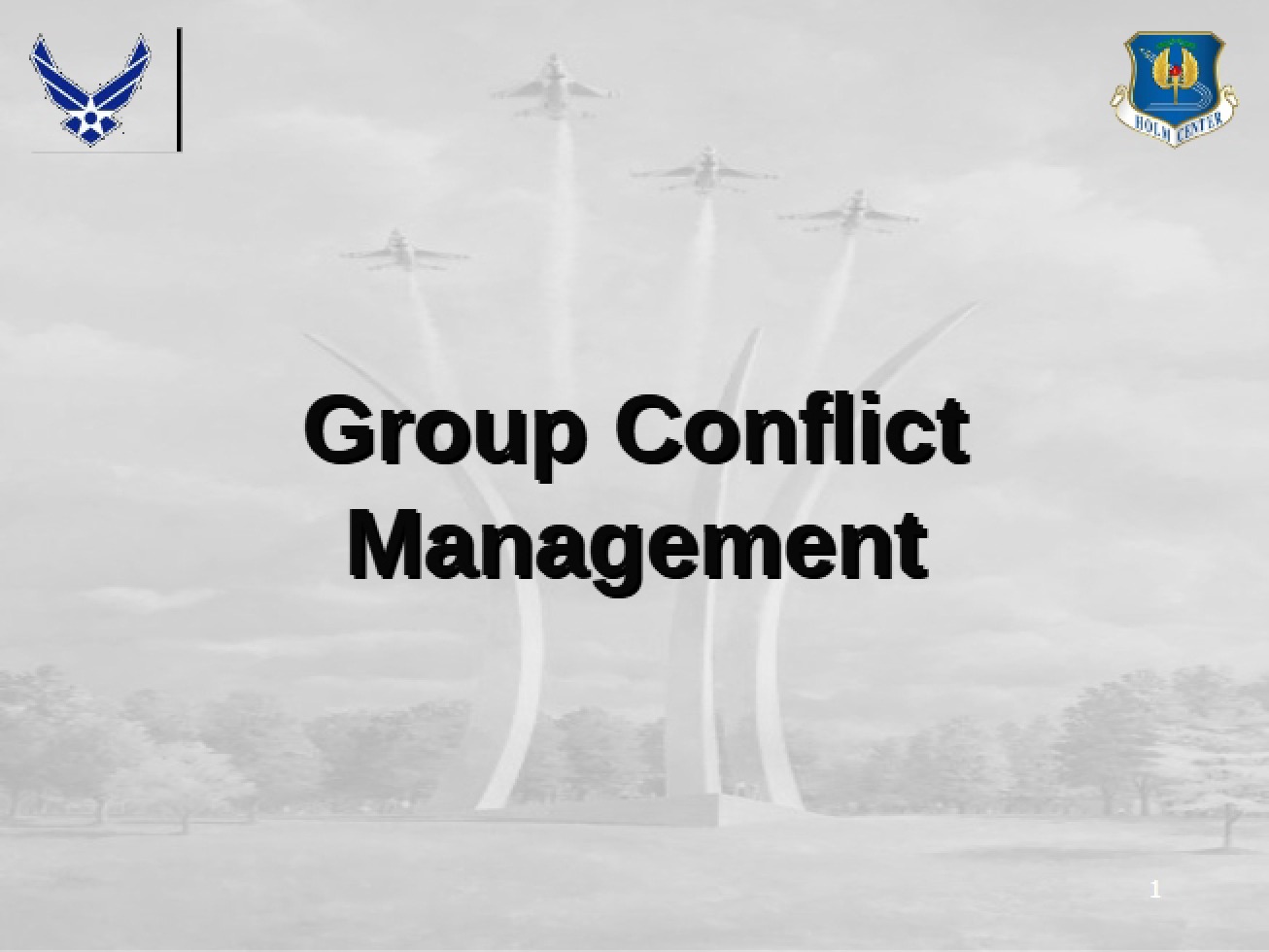 Management of Group Conflict