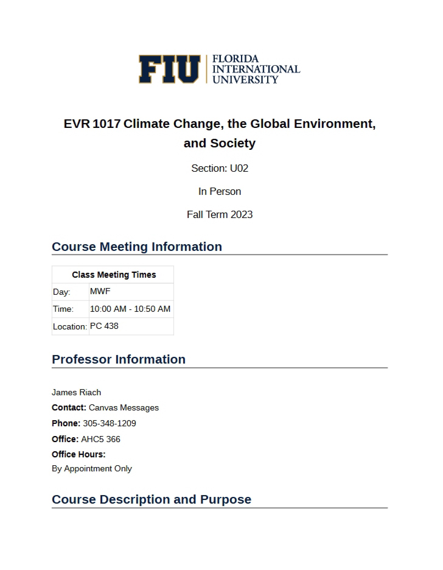 Syllabus Sheet