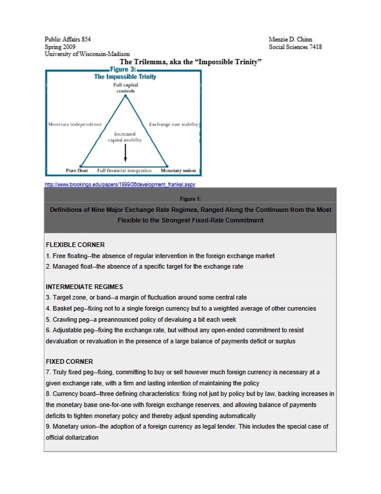 Trilemma Concept