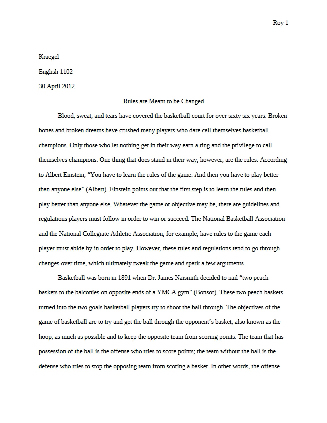 Malleability of Rules in Writing