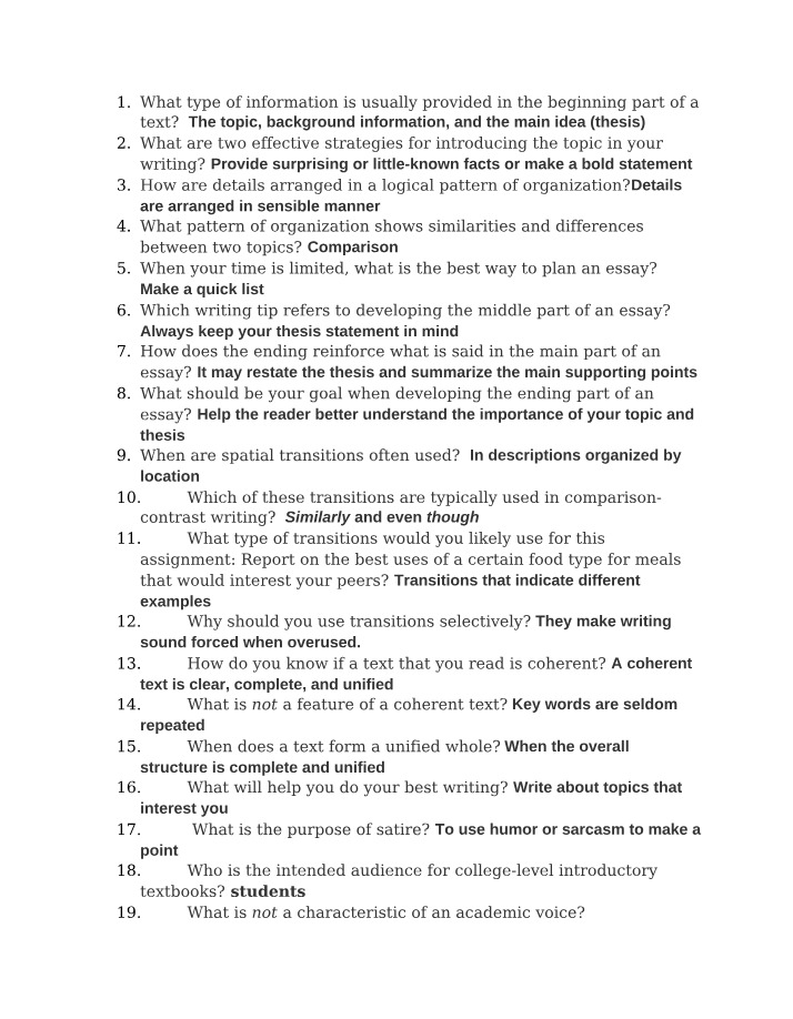 Introducing Topics in Writing - Effective Strategies