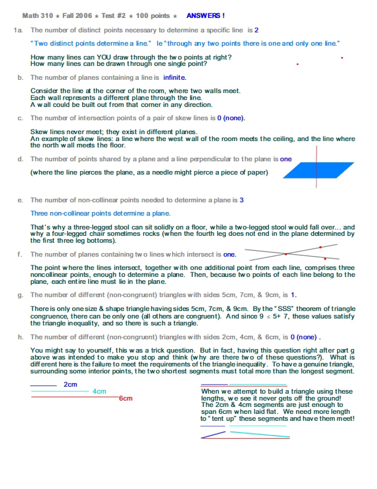 Geometry Probability Test 2