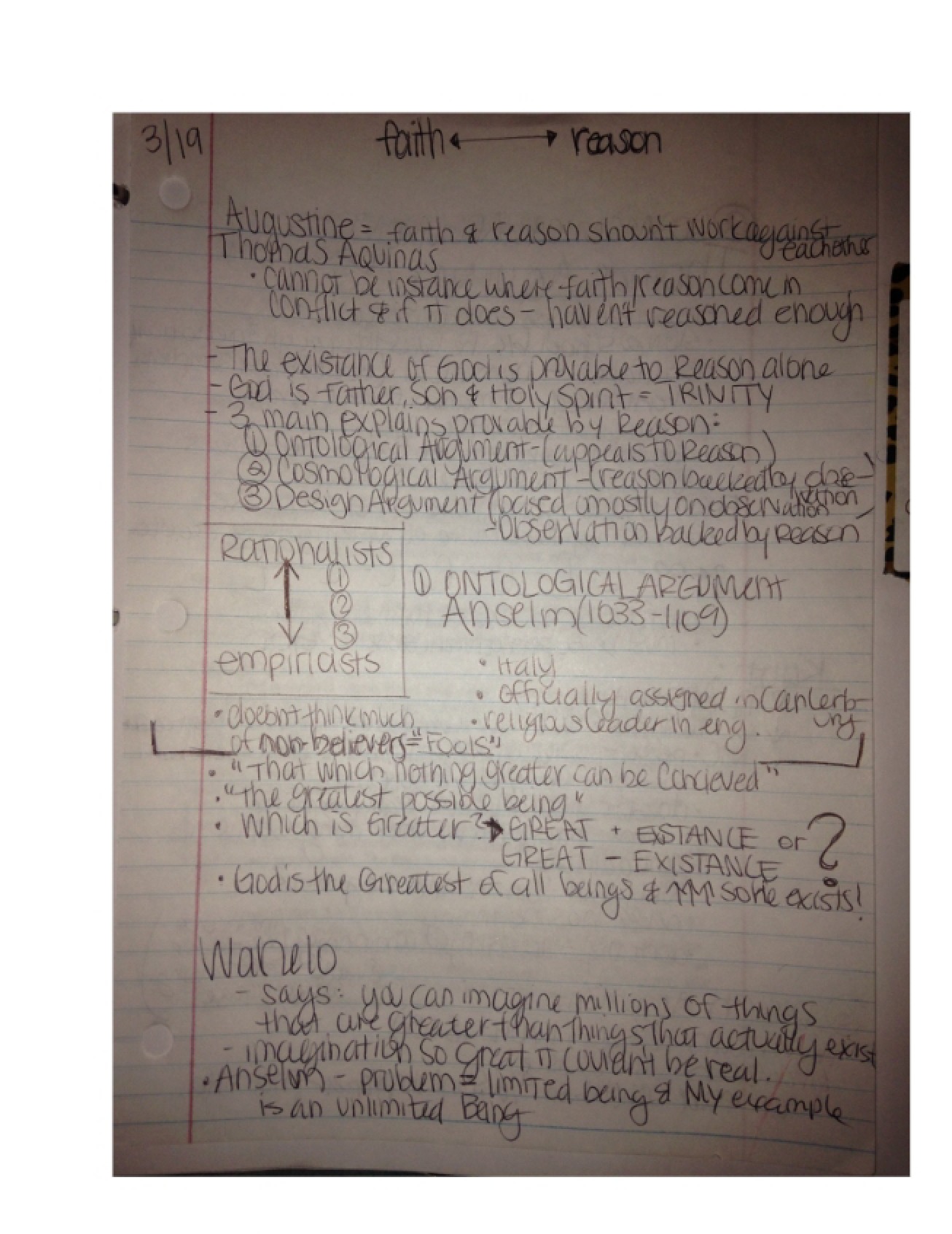 Philosophy Study Notes